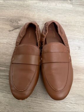 Quince Tan Slip-On Penny Loafers